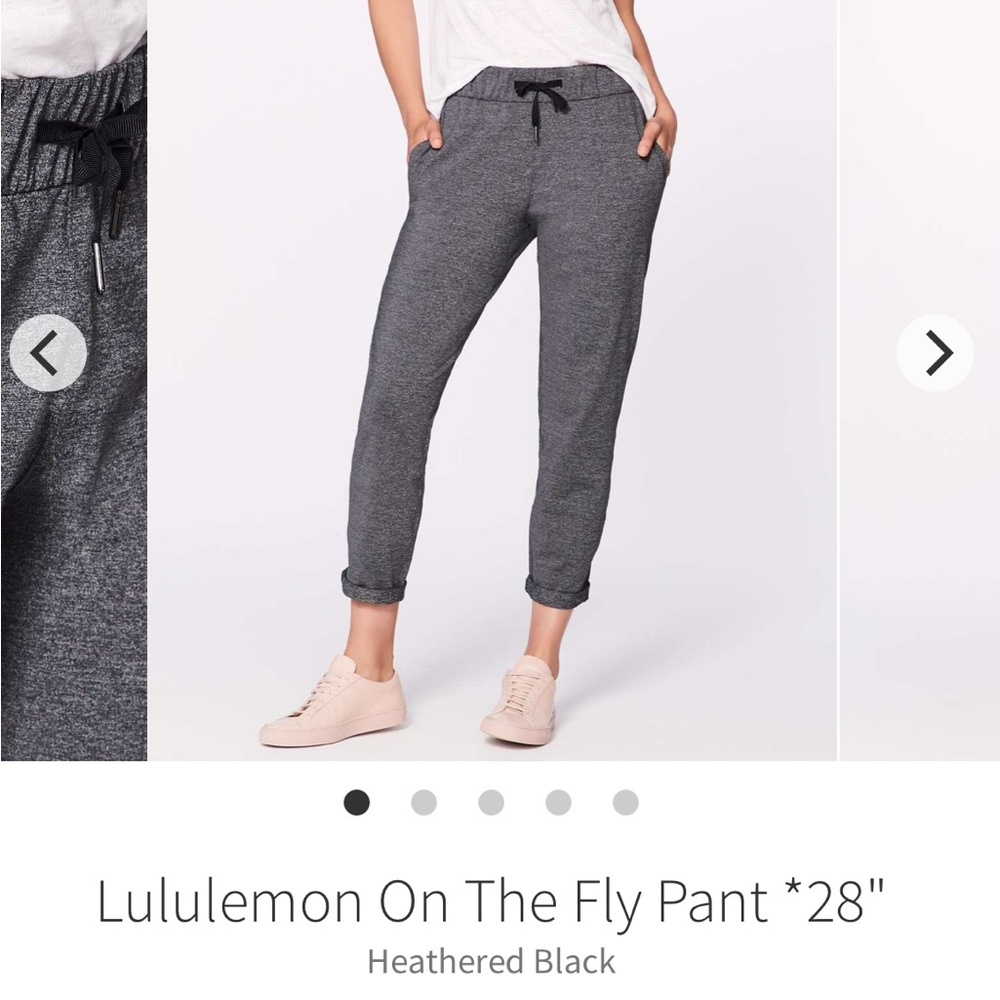 Lululemon on the fly pant 28” size 4